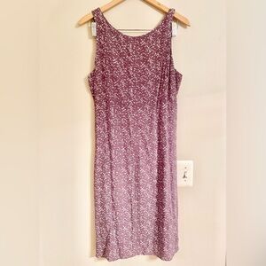 J.Crew Vintage Y2K Purple Scoop Neck Sleeveless Shift Dress Size 12 - EUC